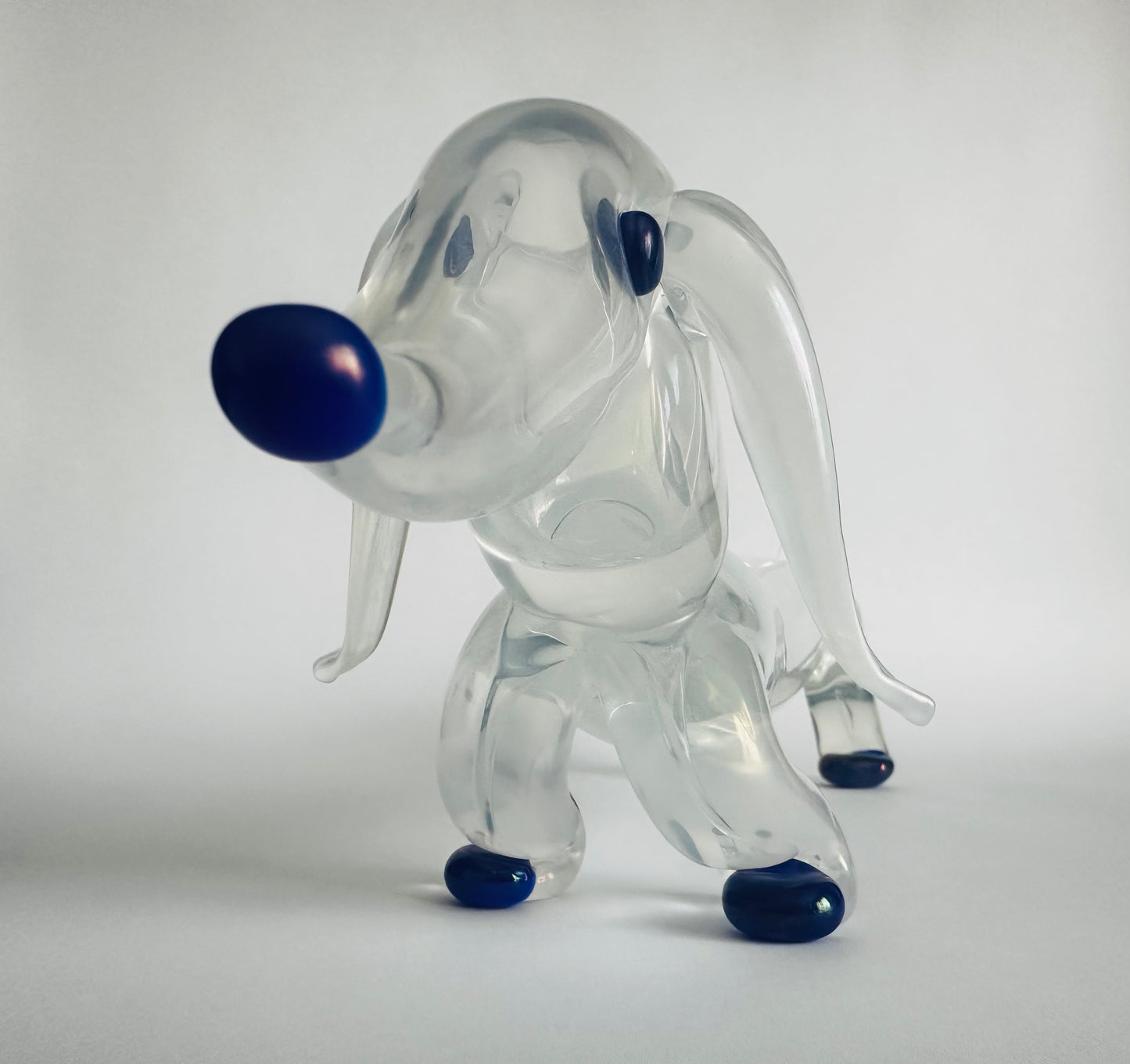 Figura di bassotto in vetro di Murano Ercole Barovier