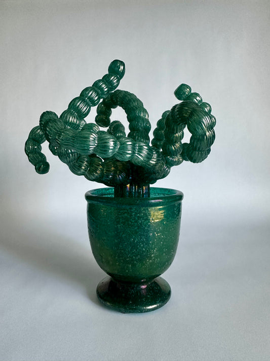 Cactus in vetro di Murano Napoleone Martinuzzi Venini